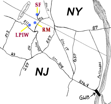 Directions to Long Pond Ironworks Visitor's Center, Ringwood Manor and Sterling Forest Visitor's Center